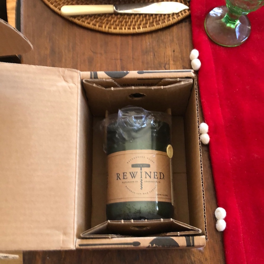 Rewined candle NIB